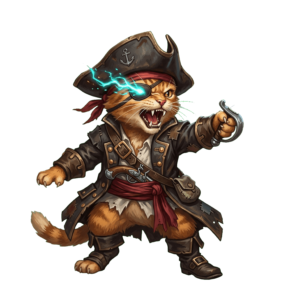Shipwreck Feline Corsair Live Host